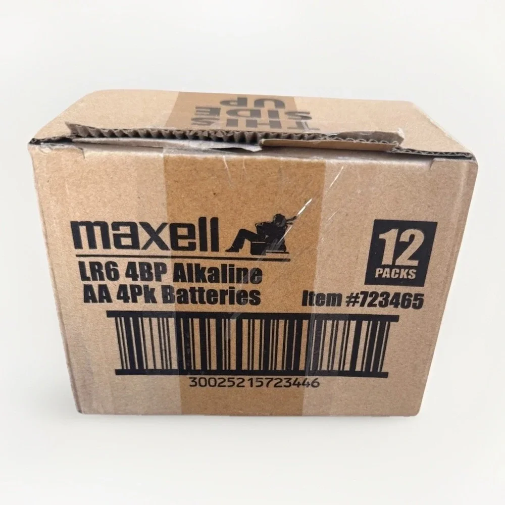 48 Count MAXELL 723865‎ Ready-to-go Long Lasting Reliable Alkaline AAA Battery